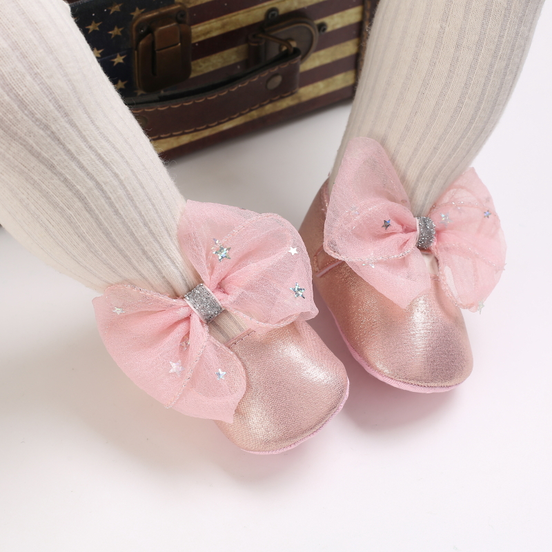 Giày Moccs Da PU Đế Mềm Chống Trượt Phối Tua Rua Cho Bé
