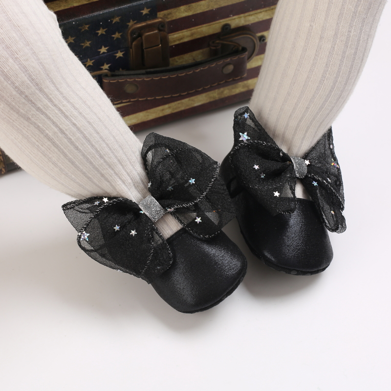 Giày Moccs Da PU Đế Mềm Chống Trượt Phối Tua Rua Cho Bé