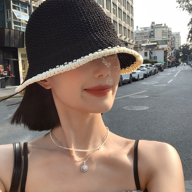 Nón Tai Bèo Đan Cói Thoáng Khí Phong Cách Nhật Bản Thời Trang Xuân Hè Sành Điệu Dành Cho Nữ
