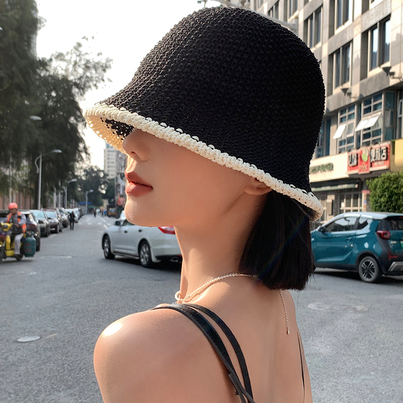 Nón Tai Bèo Đan Cói Thoáng Khí Phong Cách Nhật Bản Thời Trang Xuân Hè Sành Điệu Dành Cho Nữ