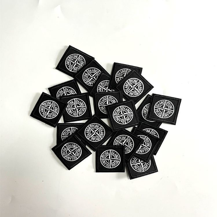 Stone Island Miếng Dán Trang Trí Quần Áo / Băng Tay / Giày DIY Hình Hòn Đảo Đá Đào Lỗ Trang Trí