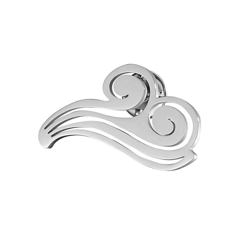 Trâm Cài Áo Kim Loại Hình Trái Tim in the air FortPeat Thời Trang