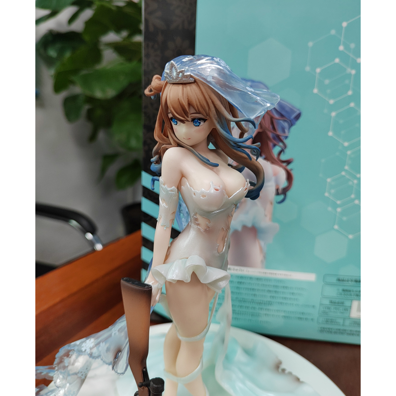 Mô Hình Nhân Vật Anime KP-31 Suomi Mặc Đầm Cưới 24cm Thiết Kế Sinh Động Quyến Rũ