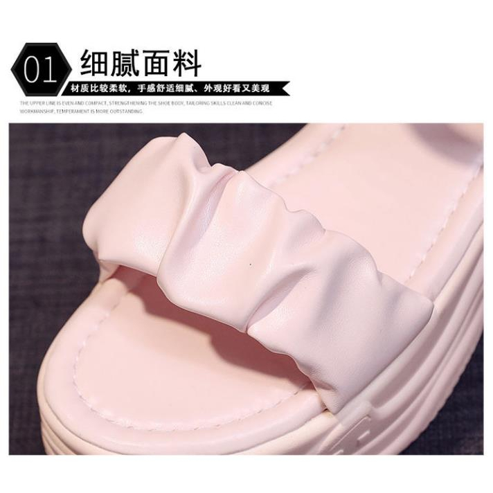 Xăng đan Đế Dày 7Cm Thời Trang Mùa Hè 2023 Cho Nữ