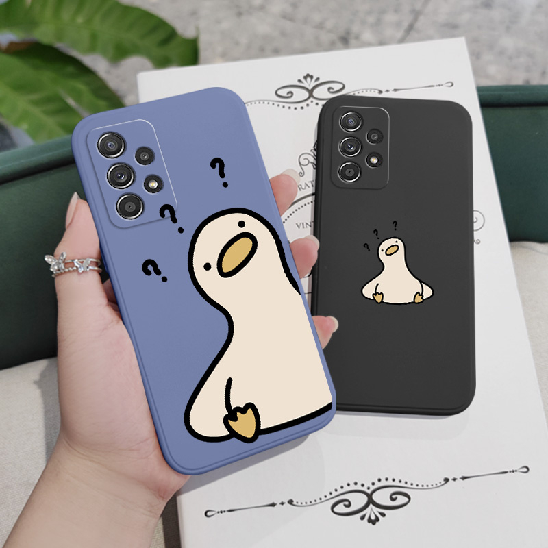 Ốp Điện Thoại Hình Vịt Cho Samsung Galaxy A72 A52 A52S A42 A32 4G 5G
