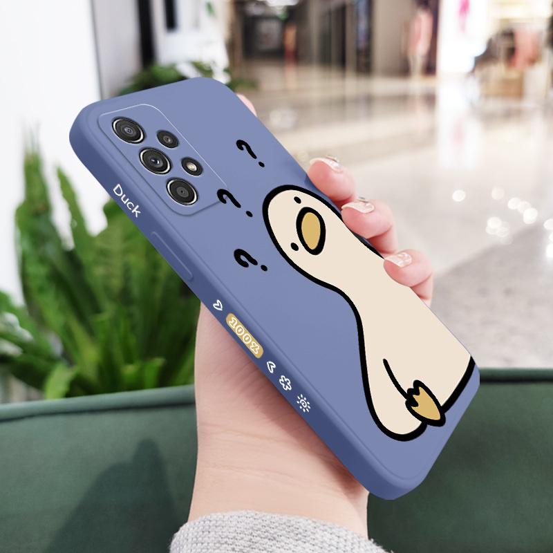 Ốp Điện Thoại Hình Vịt Cho Samsung Galaxy A72 A52 A52S A42 A32 4G 5G