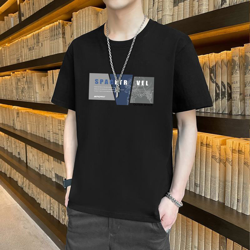 Áo Thun Thể Thao Ngắn Tay Thời Trang Hàn Quốc Trẻ Trung Cho Nam