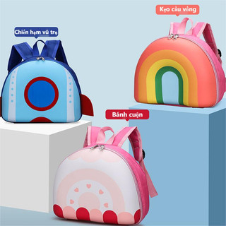 Ba lô trẻ em 3D hoạt hình mới Ba lô mẫu giáo nhẹ cho bé trai và bé gái