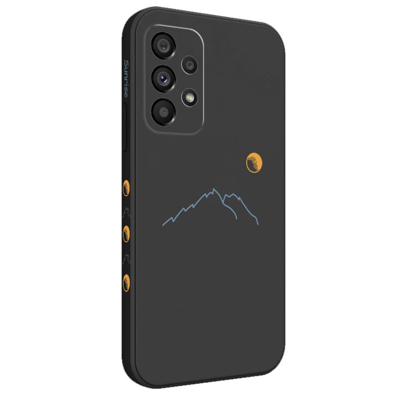 Ốp Điện Thoại Silicon Dẻo In Hình Núi Line Cho Samsung Galaxy A73 A53 A33 A23 5G