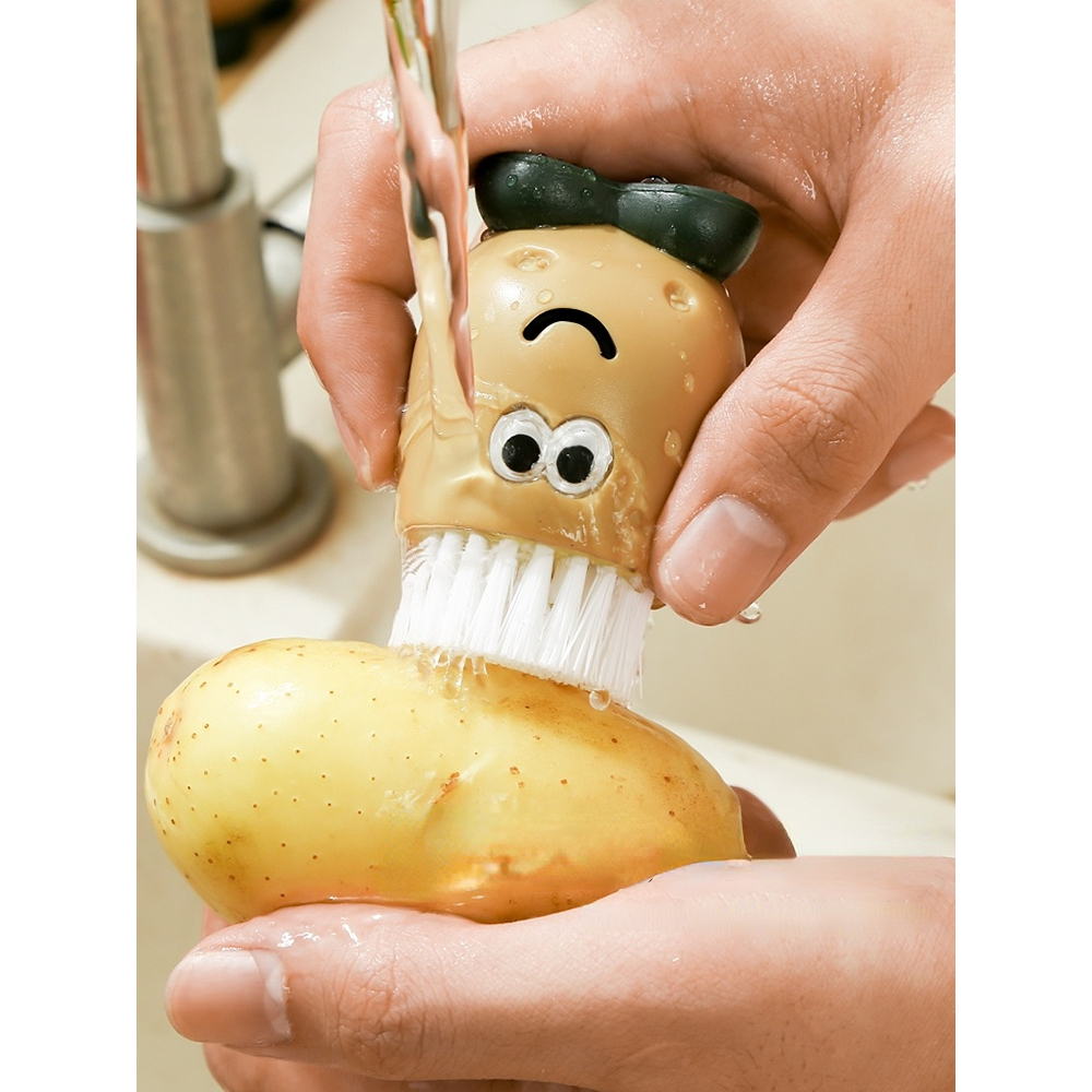 Bàn Chải Chà Rửa Rau Củ Quả Dễ Thương Cho Nhà Bếp
