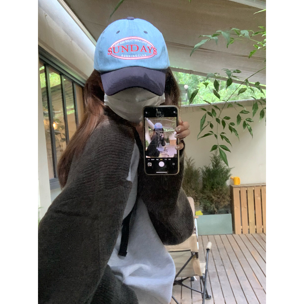 Mũ Lưỡi Trai Thêu Chữ Thời Trang Mùa Hè Hàn Quốc Mới