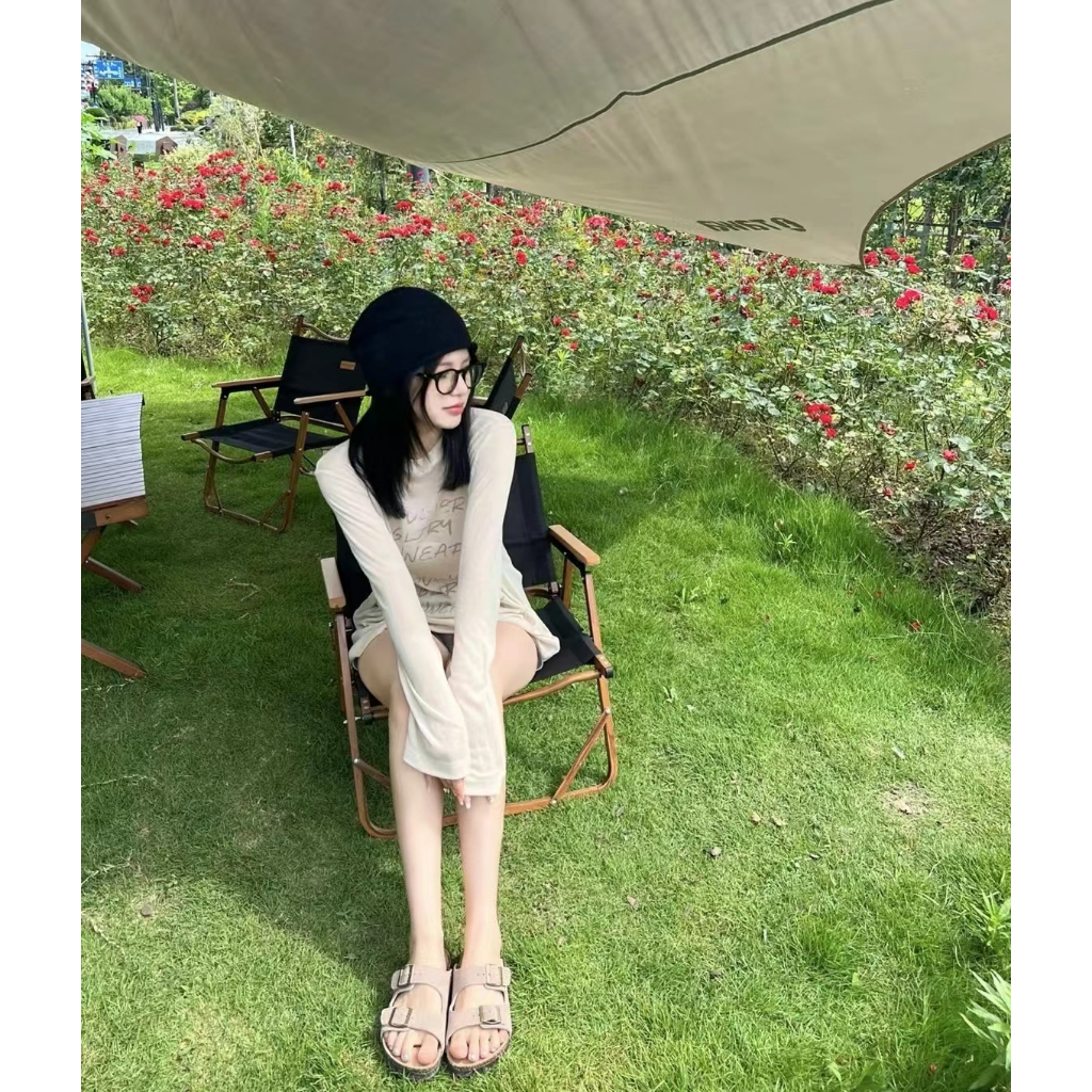 Dép Sandal Birkenstock ARIZONA Chất Liệu Da Lộn Phối Hai Khóa Thời Trang Mùa Hè Cho Cặp Đôi