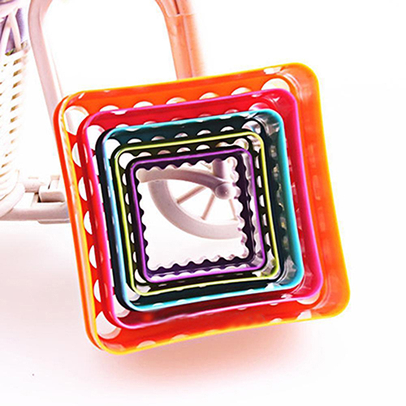 Set 5 Khuôn Cắt Làm Bánh Quy Đa Năng Tiện Dụng Hình Bông Hoa Xinh Xắn