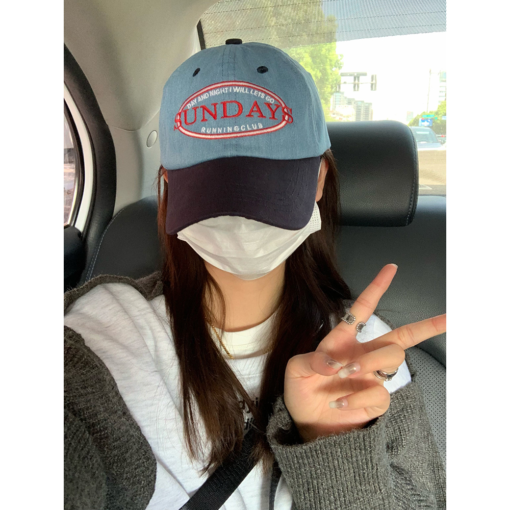 Mũ Lưỡi Trai Thêu Chữ Thời Trang Mùa Hè Hàn Quốc Mới