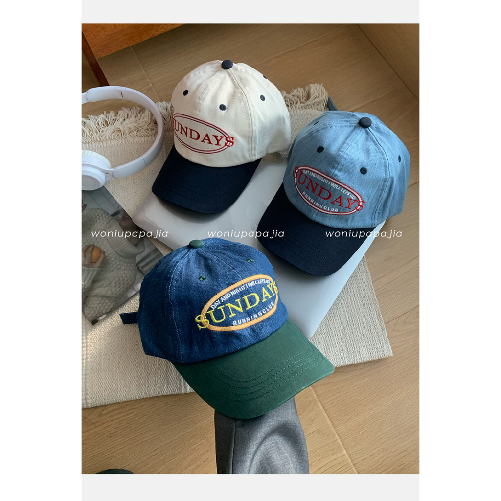 Mũ Lưỡi Trai Thêu Chữ Thời Trang Mùa Hè Hàn Quốc Mới