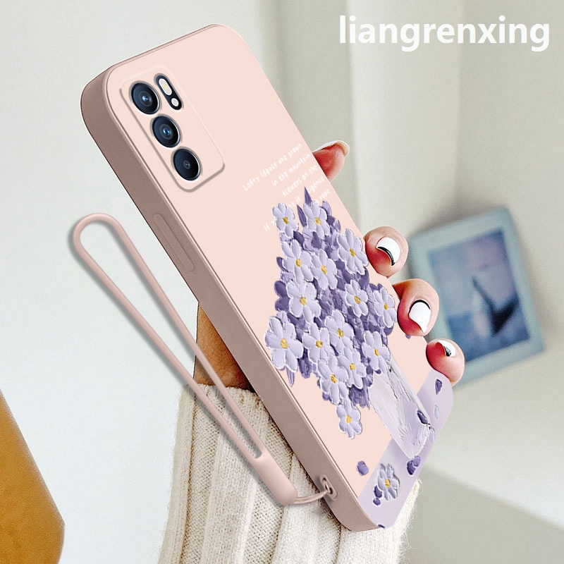 Ốp lưng oppo reno 6 4g a16 reno 6z 5g reno6 z 5g Ốp Điện Thoại Silicon Mềm Chống Sốc Họa Tiết Hoạt Hình Cho oppo reno 6 4g a16 reno 6z 5g reno6 z 5g YTYHH01 viền vuông cute