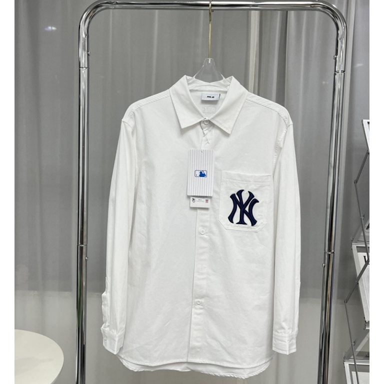 Áo Sơ Mi MLB NY Tay Dài Thời Trang