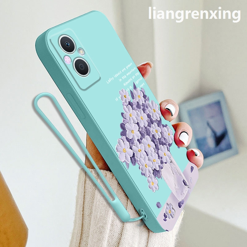 Ốp lưng OPPO RENO 7Z 5g RENO 7 Z 5g Reno7 Z 5g Ốp Điện Thoại Silicon Mềm Chống Sốc Họa Tiết Hoạt Hình Cho OPPO RENO 7Z 5g RENO 7 Z 5g Reno7 Z 5g YTYHH01 viền vuông cute