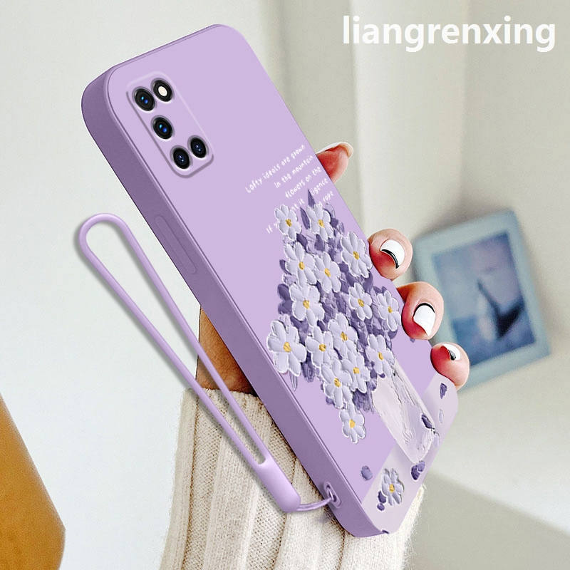 ốp lưng realme 7 pro 7i c17 Ốp Điện Thoại Silicon Mềm Chống Sốc Họa Tiết Hoạt Hình Cho realme 7 pro 7i c17 YTYHH01 viền vuông cute
