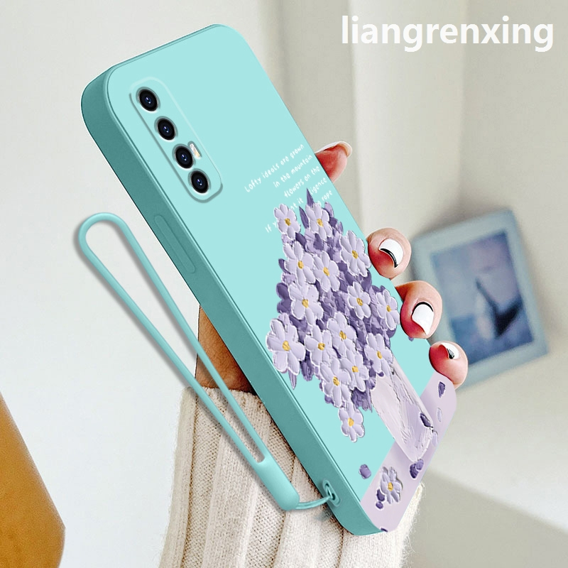 Ốp lưng oppo reno 3 pro reno 3 Ốp Điện Thoại Silicon Mềm Chống Sốc Họa Tiết Hoạt Hình Cho oppo reno 3 pro reno 3 YTYHH01 viền vuông cute