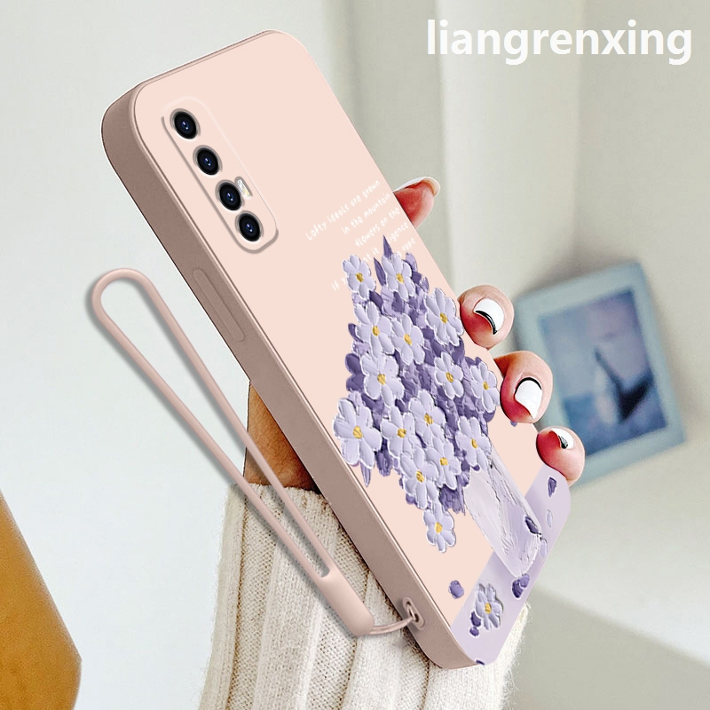 Ốp lưng oppo reno 3 pro reno 3 Ốp Điện Thoại Silicon Mềm Chống Sốc Họa Tiết Hoạt Hình Cho oppo reno 3 pro reno 3 YTYHH01 viền vuông cute
