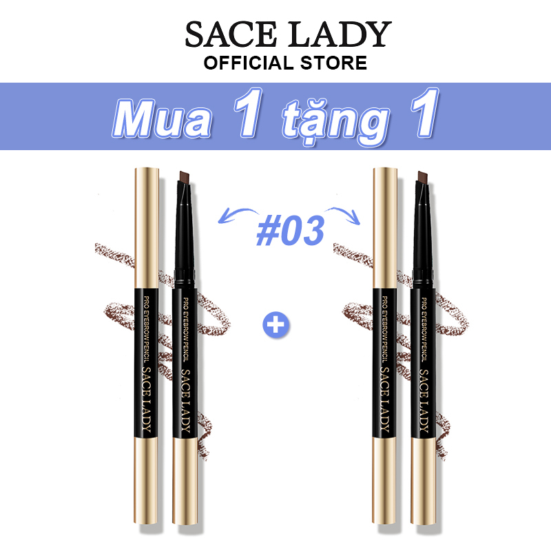 Chì kẻ chân mày SACE LADY thiết kế hai đầu lâu trôi chuyên dụng 0.33g