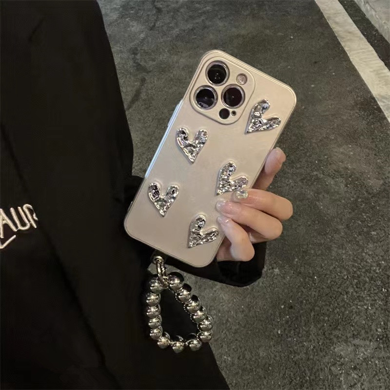 Ốp Điện Thoại Họa Tiết Trái Tim Cho iPhone 11 11promax 12 12pro 12promax 13 13pro 13promax 14 14promax 14plus