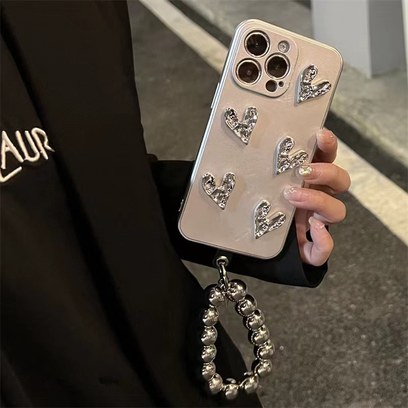 Ốp Điện Thoại Họa Tiết Trái Tim Cho iPhone 11 11promax 12 12pro 12promax 13 13pro 13promax 14 14promax 14plus