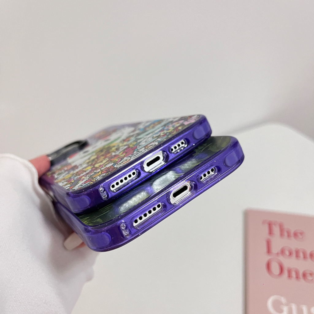 Ốp Điện Thoại Họa Tiết Mèo Ma Thuật Lấp Lánh Cho iPhone14ProMax iP13Pro 13 iPhone11 12Promax 13Promax 11 12 13 14