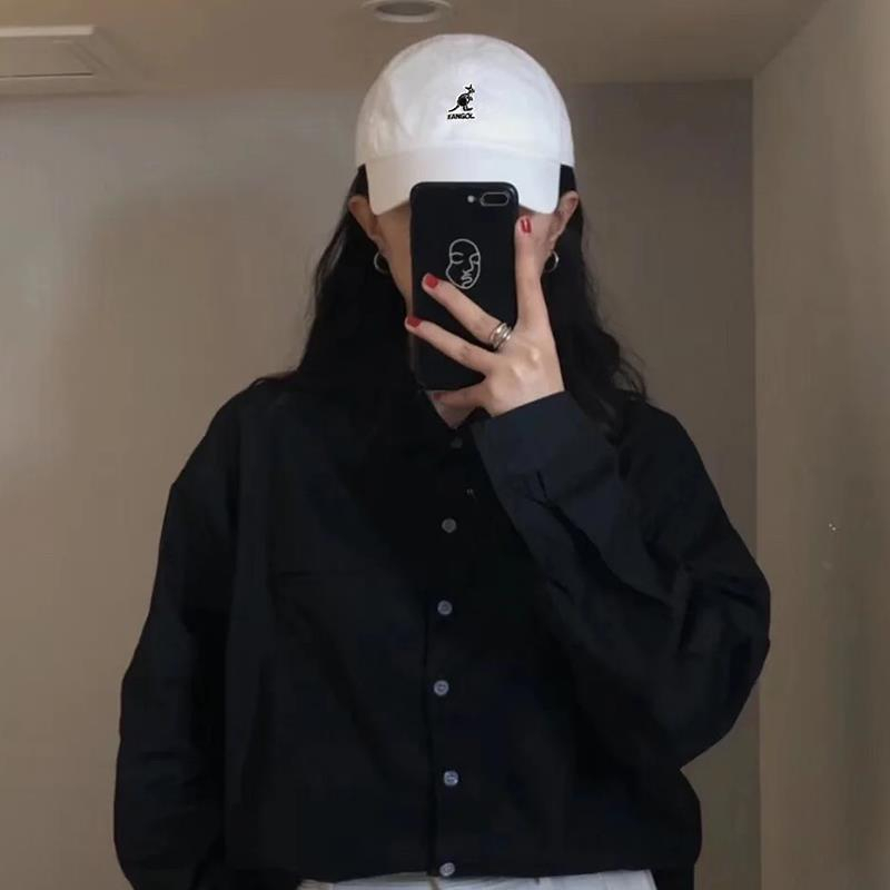 Mũ Beret Kangaroo Đen Phong Cách Retro Cho Nam Nữ