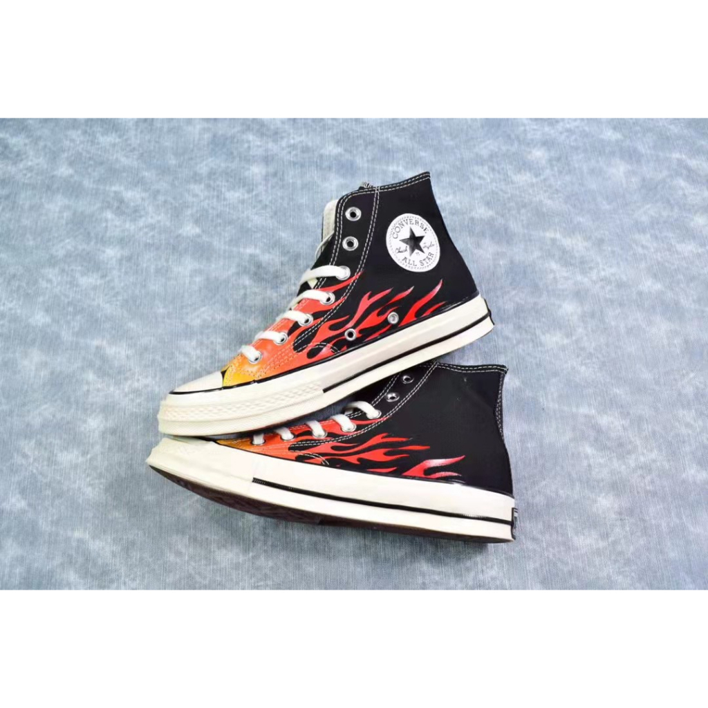 Giày Thể Thao Converse 19ss 19ss Cổ Cao Chất Liệu Vải Bố Cao Cấp Thiết Kế Hai Lớp Năng Động Thời Trang-B117