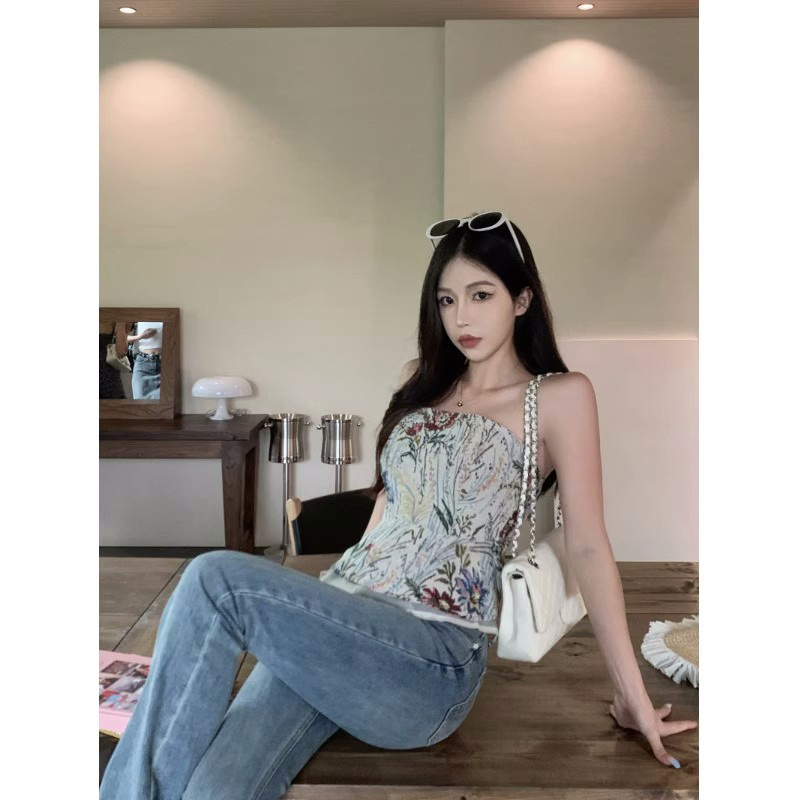 Lalisas Áo Ống Phong Cách Hàn Quốc Quyến Rũ Thời Trang Cho Nữ