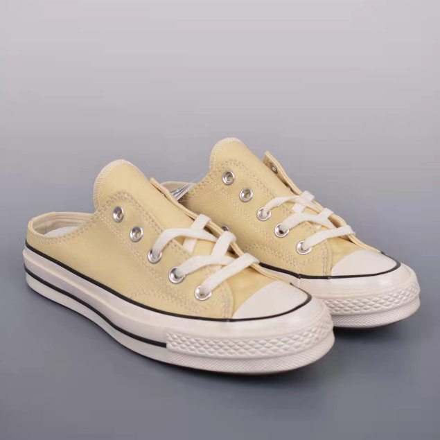 Giày Lười Converse Chuck 1970s Nửa Đế Màu Vàng Sữa Thời Trang Mới 2023 Cho Nam