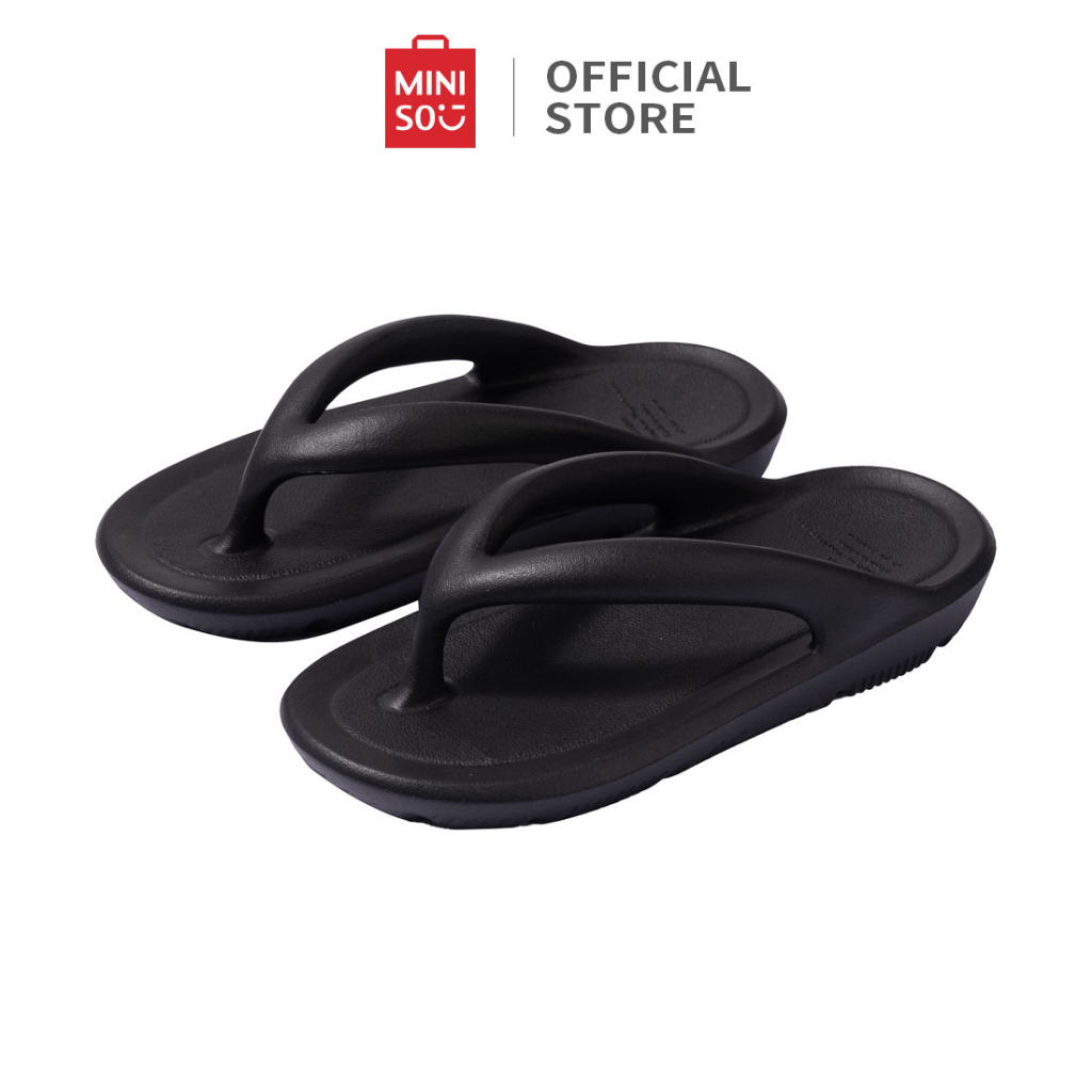 Miniso Dép Xỏ Ngón Đế Dày 3CM Màu Macaron Thời Trang Cho Nữ