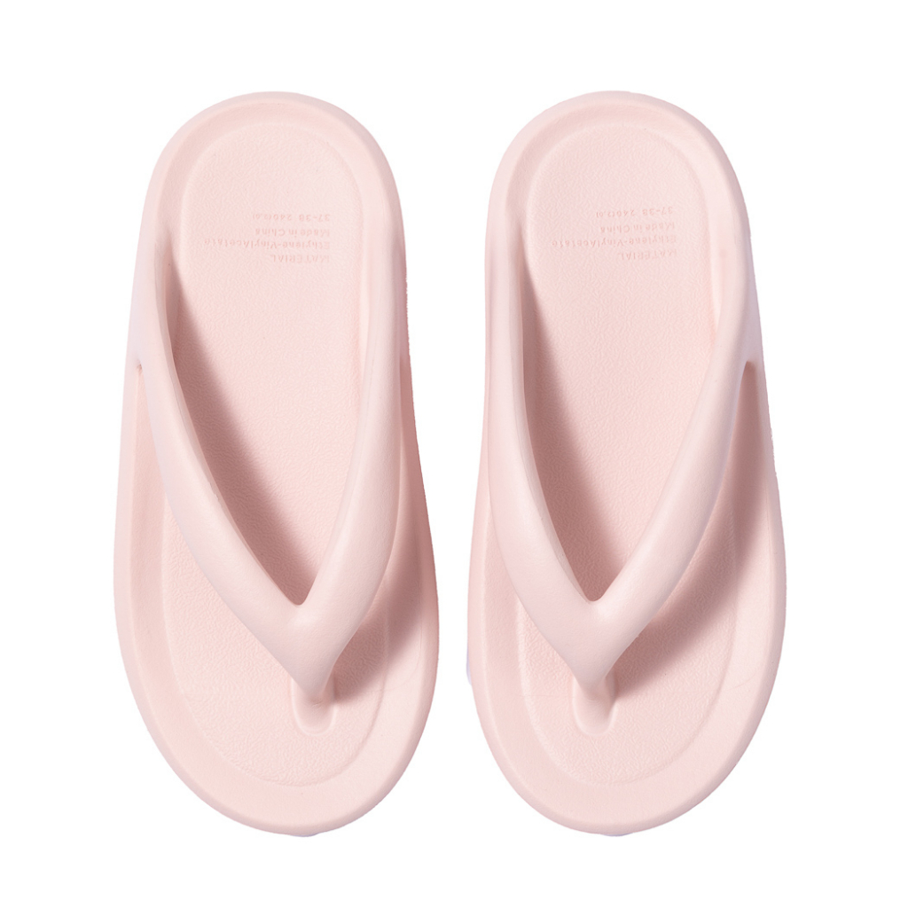 Miniso Dép Xỏ Ngón Đế Dày 3CM Màu Macaron Thời Trang Cho Nữ