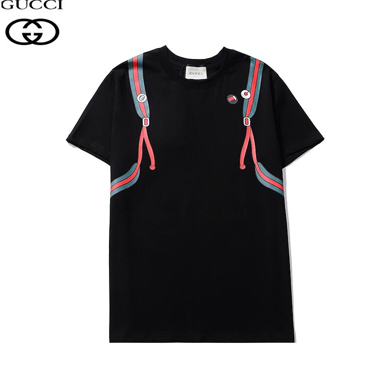 Áo Thun cotton Ngắn Tay Cổ Tròn In Họa Tiết Thời Trang Cho Nam Nữ
