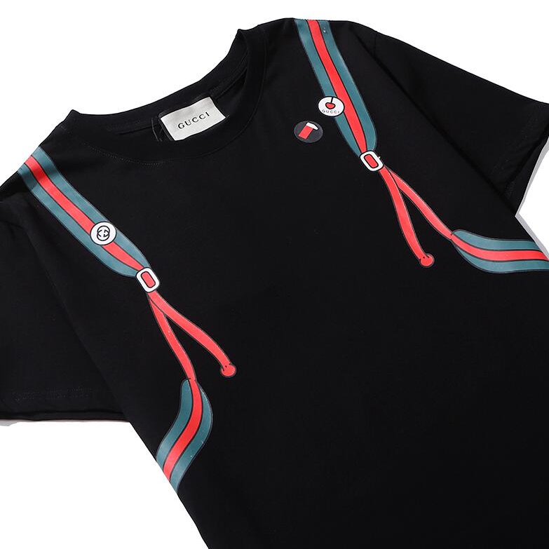 Áo Thun cotton Ngắn Tay Cổ Tròn In Họa Tiết Thời Trang Cho Nam Nữ