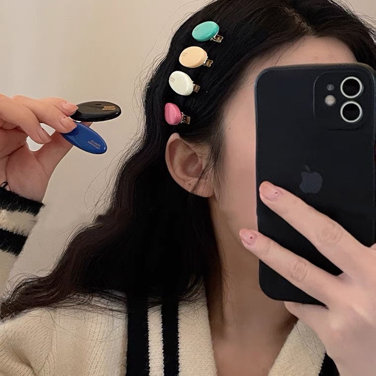Kẹp Tóc Mỏ Vịt Màu Sắc Ngọt Ngào Thời Trang Xuân Hè Phong Cách Hàn Quốc Cho Nữ