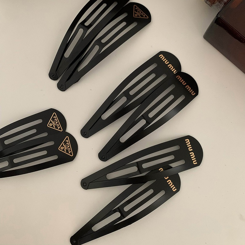 Rất lớn! Kẹp Tóc Màu Đen Nhám Thời Trang Cho Nữ