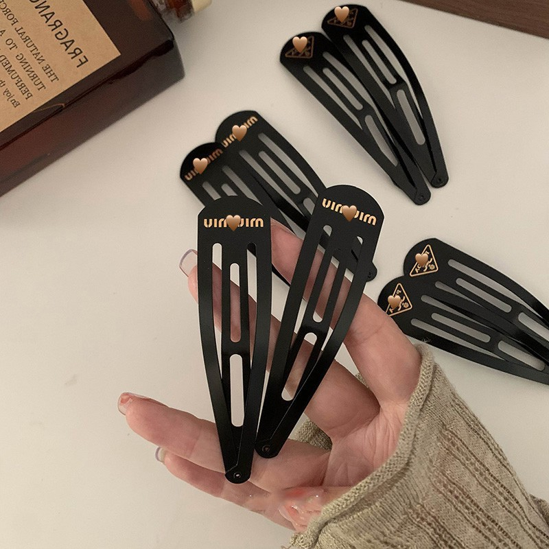 Rất lớn! Kẹp Tóc Màu Đen Nhám Thời Trang Cho Nữ