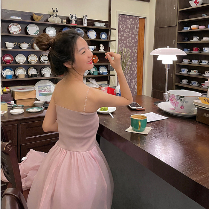 Hanbok,hanbok bé gái, váy dây đeo, váy phù hợp với phong cách nhẹ và mỏng