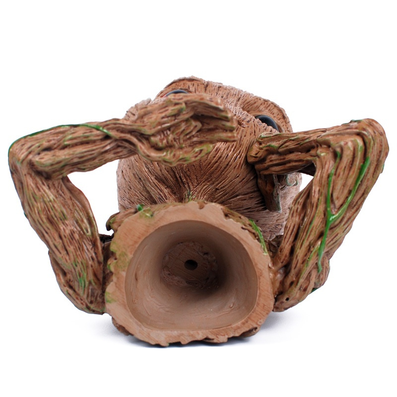 Chậu Hoa Trang Trí Bể Cá Bằng PVC Hình Người Cây Hoạt Hình Dễ Thương