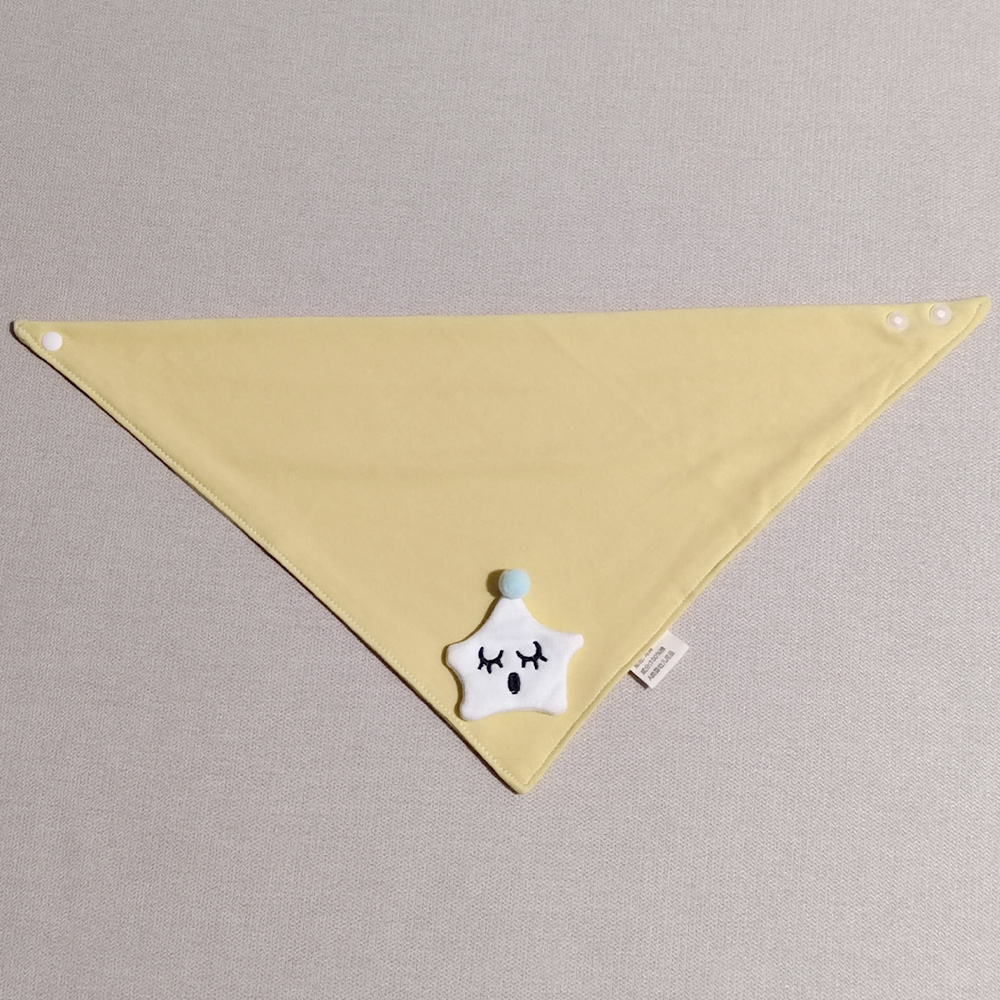 Set 5 Yếm Ăn Cotton Hình Tam Giác Dành Cho Các Bé