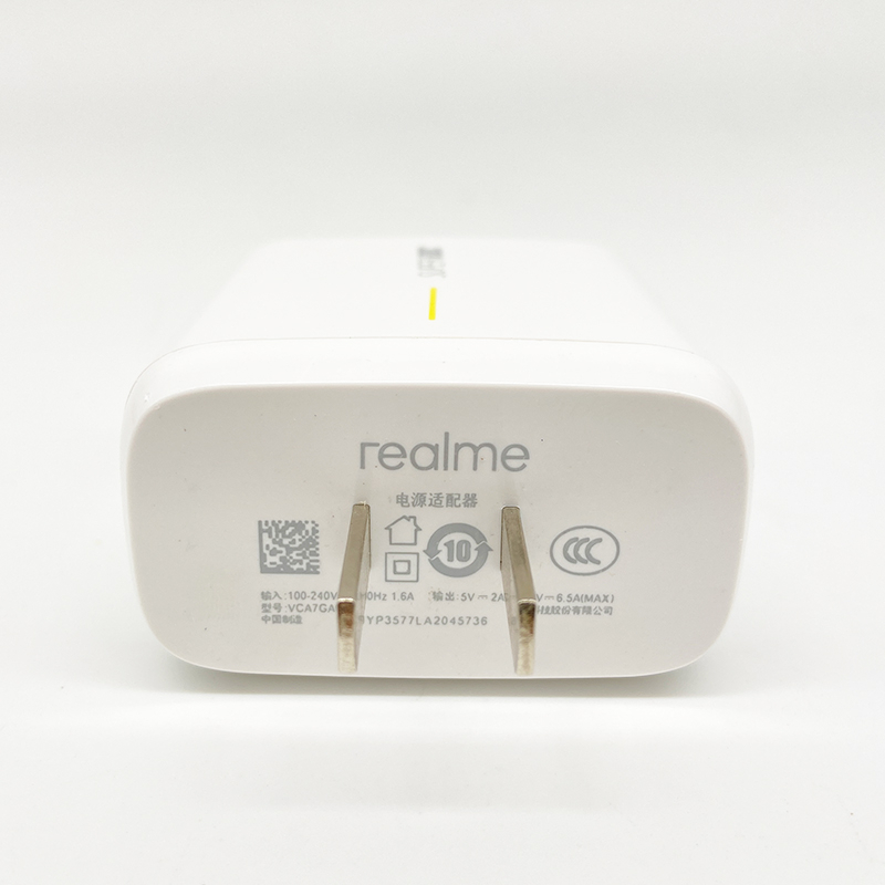 Củ Sạc Nhanh 65W Supervooc 2.0 Phích Cắm US Type C Cho OPPO Realme 8 Reno 7 6 Find X3 Pro 1M