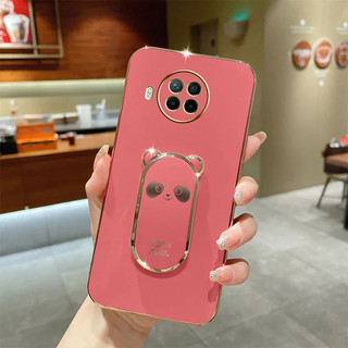 Ốp Điện Thoại Mạ Điện Họa Tiết Gấu Trúc Cho Redmi note9 note9Pro note9S note8 note8Pro note7 note7pro note8T