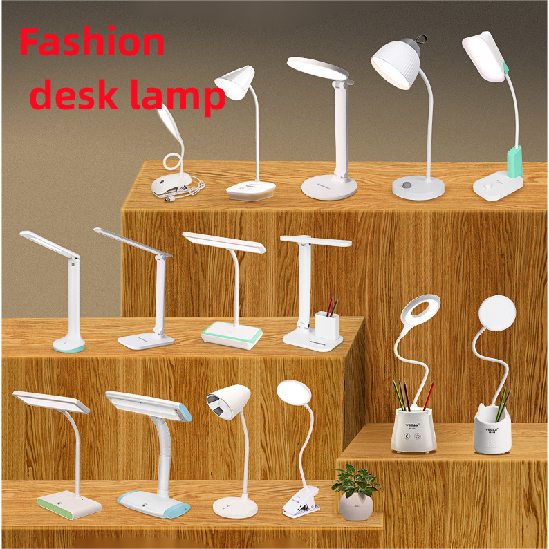 Đèn LED Để Bàn 2 Bóng Bảo Vệ Mắt Có Thể Gấp Gọn Và Sạc Lại Bằng Cổng USB