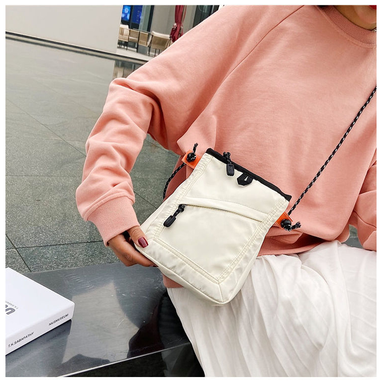 MISCHA Túi Da Đeo Chéo Phong Cách Hàn Quốc Dành Cho Cả Nam Và Nữ