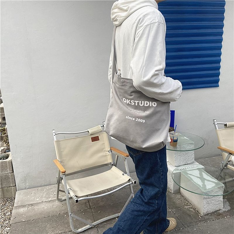 MISCHA Túi vải Cỡ Lớn Thiết Kế Đơn Giản Thời Trang Cho Nam Nữ