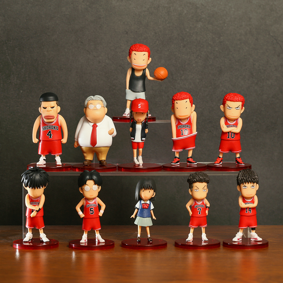 Set 11 Mô Hình Nhân Vật Hoạt Hình Slamdunk Sakuragi Hanamichi
