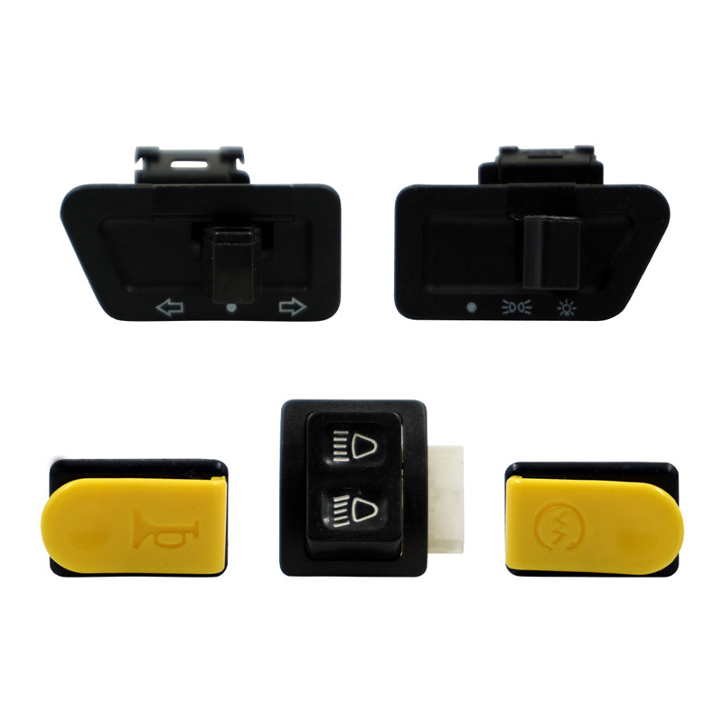 Set 5 Công Tắc Đèn Pha / Còi Báo Hiệu Dành Cho Xe Mô Tô Moped Scooter Honda